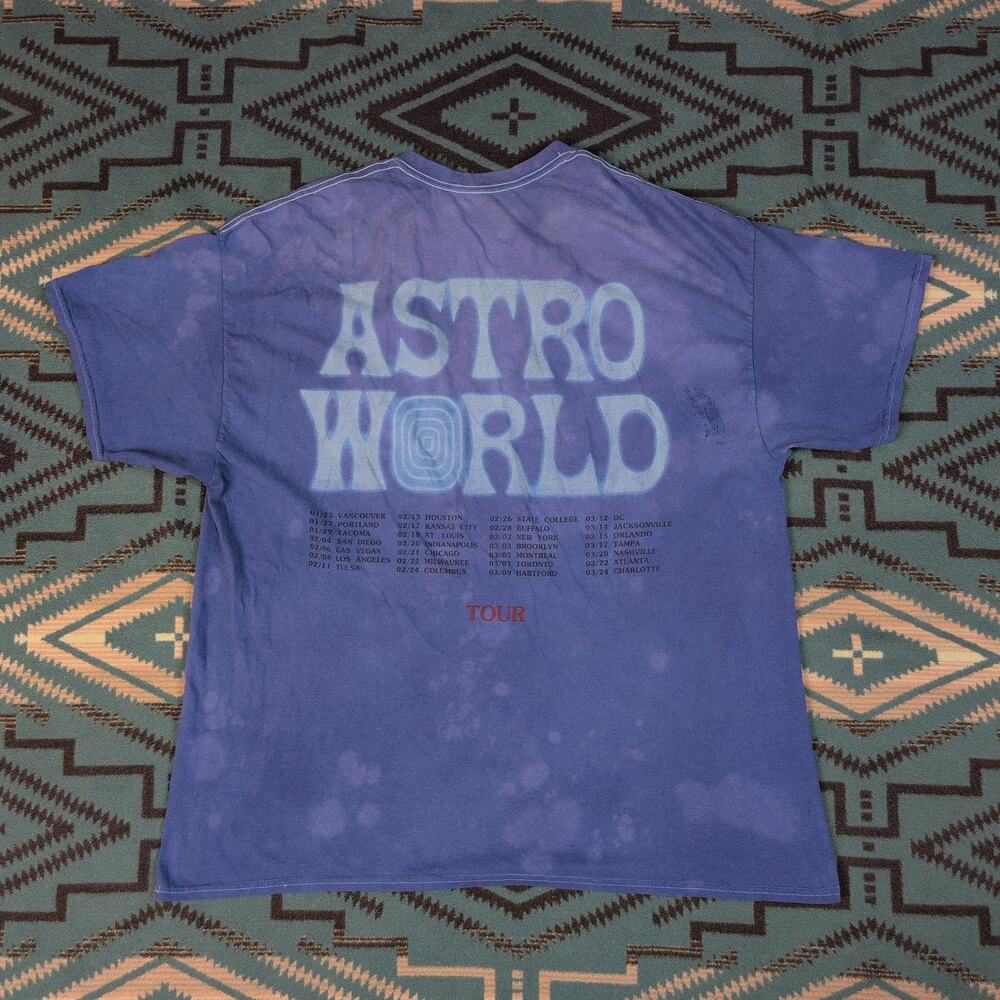 Travis Scott Astroworld Tour Wish you were here Astronaut T Shirt XL Extra Large